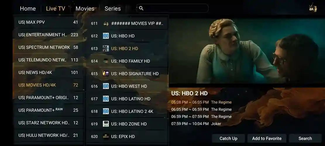 Preview 1 - StreamQ TV IPTV Premium IPTV Subscription